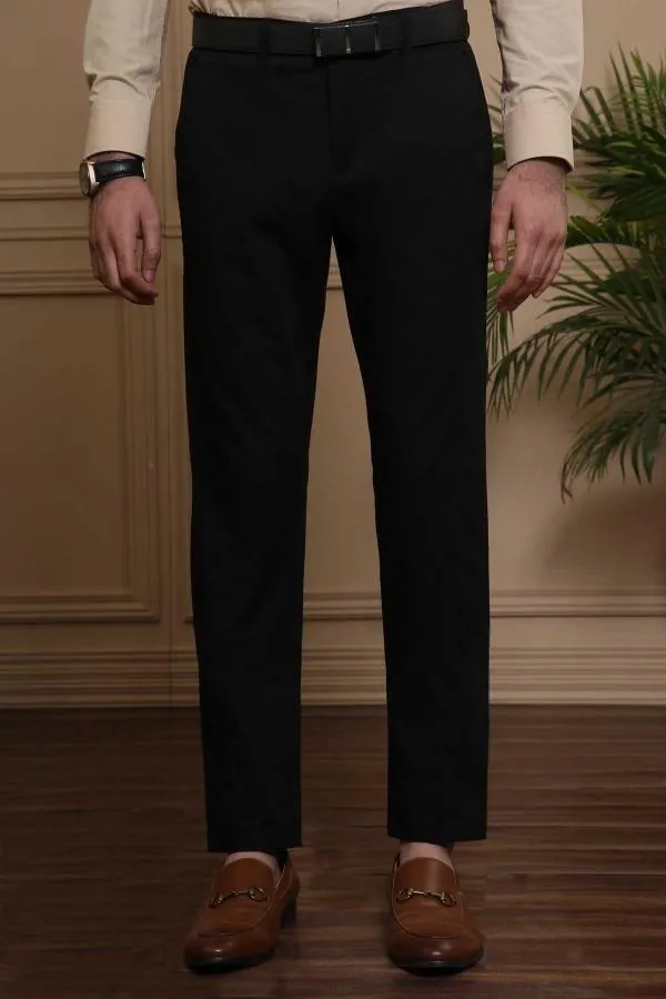 C PANT CROSS POCKET SLIM FIT BLACK