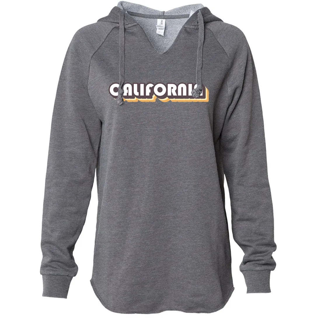 California 70's Skater Logo Women's Soft Hooded Pullover