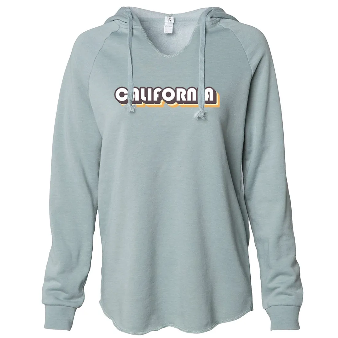 California 70's Skater Logo Women's Soft Hooded Pullover