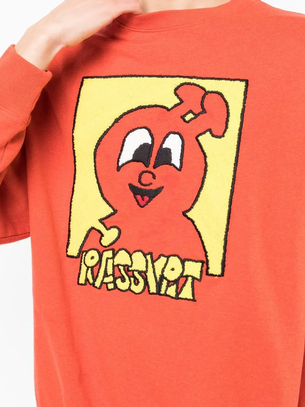 Cartoon-Print Cotton Sweatshirt