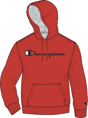 Champion Powerblend Screen Print Script Hoodie