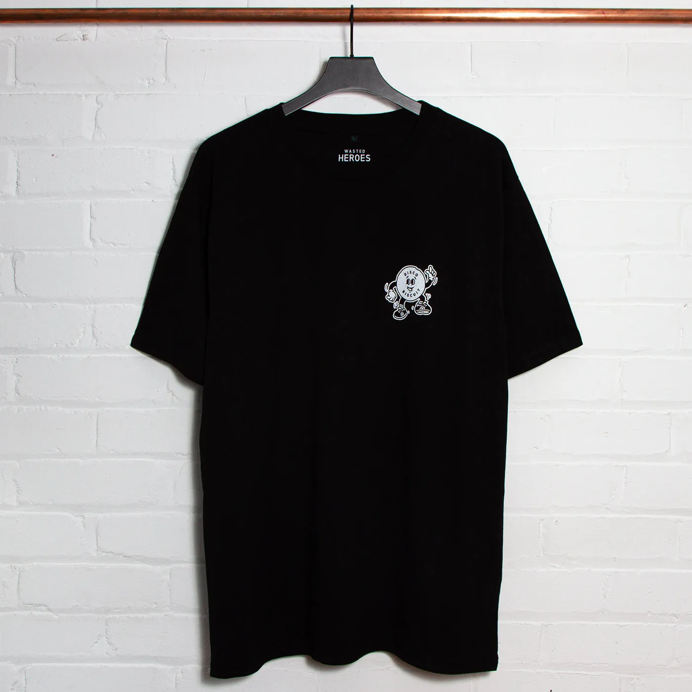 Disco Biscuit - Oversized Tshirt - Black