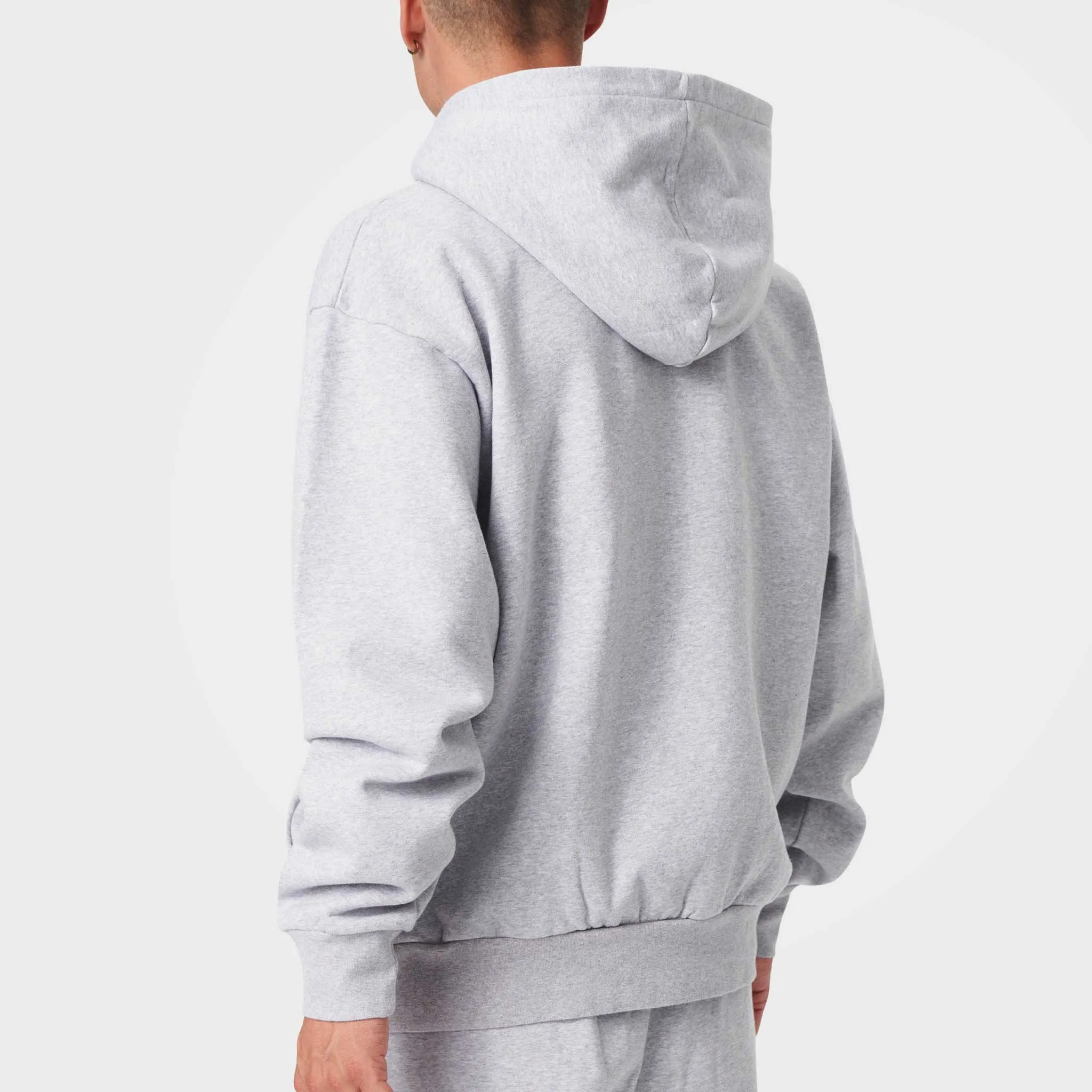 Heather Grey Organic Cotton Hoodie by 7Days Active