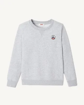 Melange grey Barcelos children's organic cotton sweatshirt