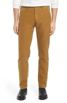 Mens Barbour Neuston Soft Brushed Moleskin Pants - Sandstone Color, Premium Comfort Fit Trousers