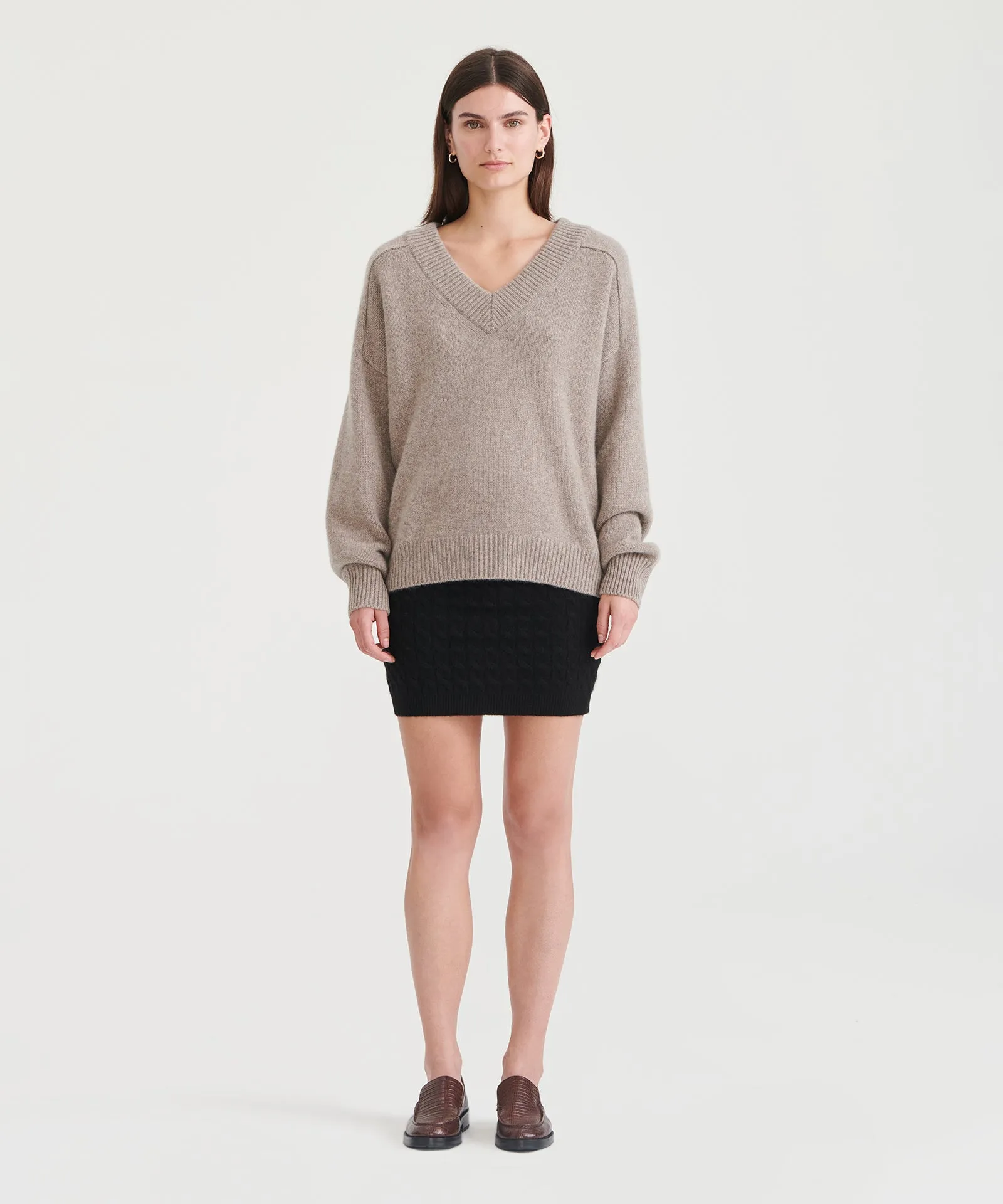 Super Luxe Cashmere V-Neck Sweater