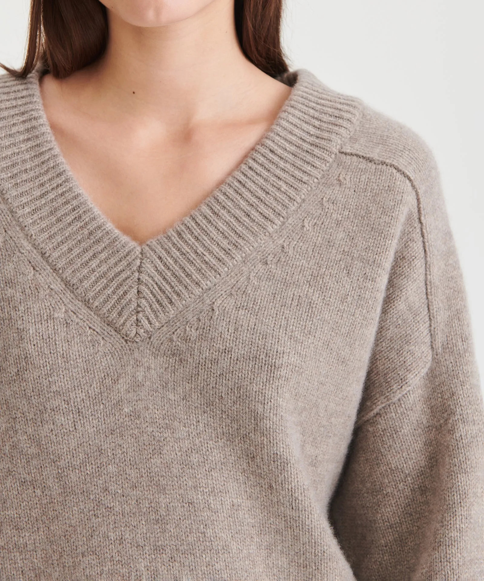 Super Luxe Cashmere V-Neck Sweater